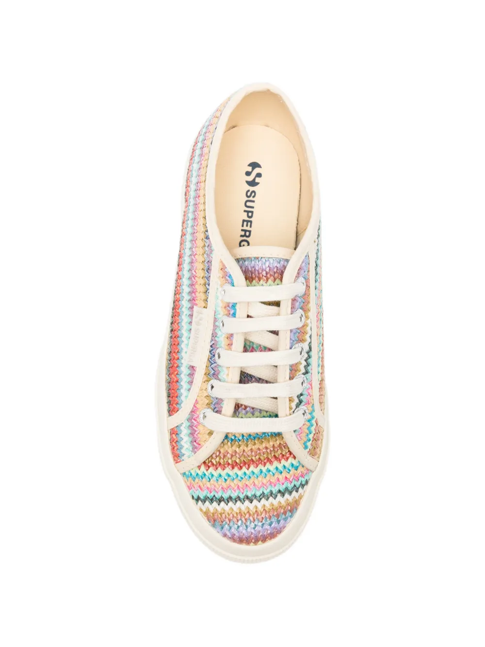 Superga 2750 lace-up sneakers Beige