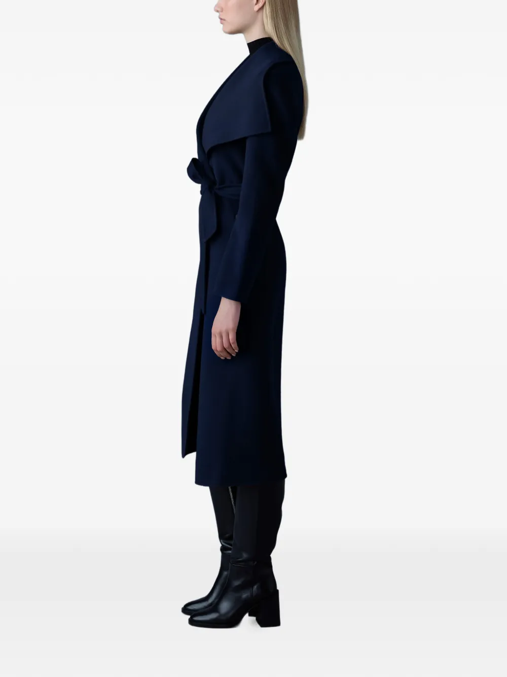  Mackage Mai-cn Double-breasted Coat - Blue 