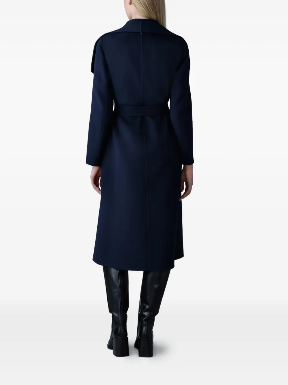 Mackage MAI-CN jas met dubbele rij knopen Blauw