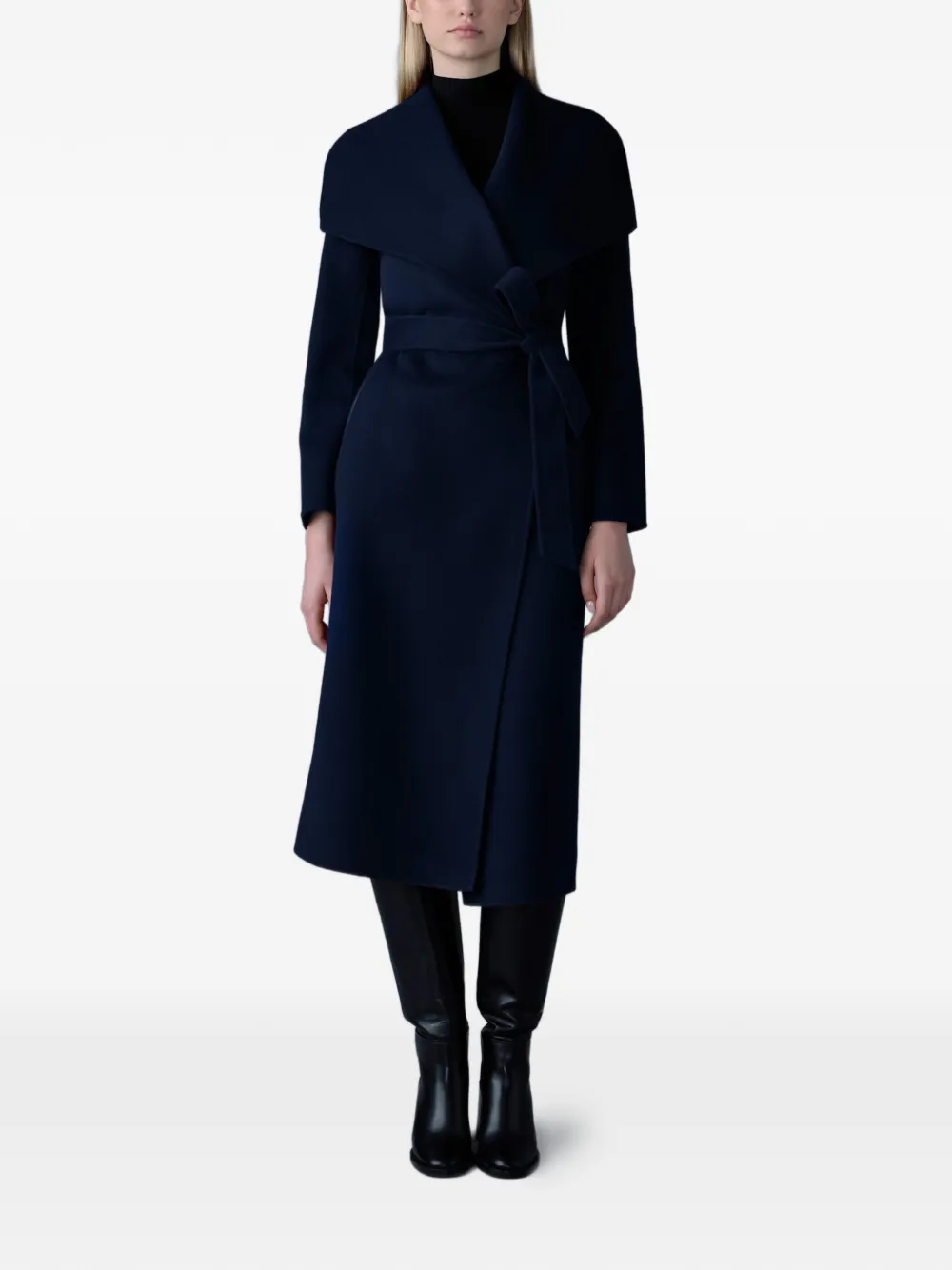  Mackage Mai-cn Double-breasted Coat - Blue 