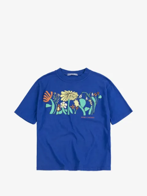 Bobo Choses Color Herbalist floral short-sleeve T-shirt