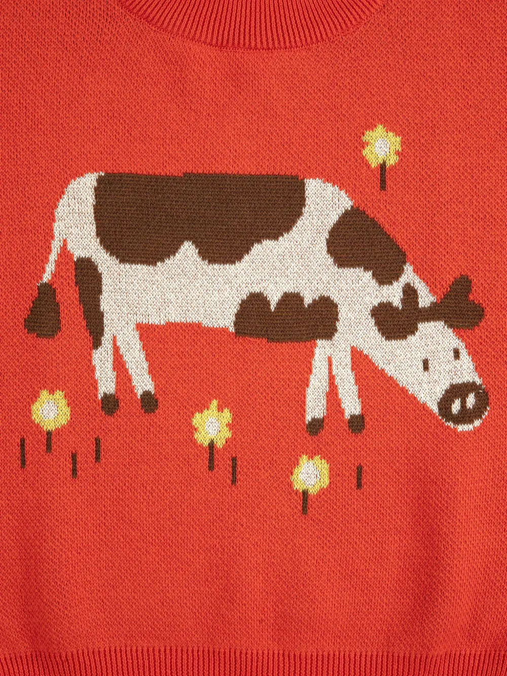  Bobo Choses Pull Farm Adventure à Broderies - Rouge 