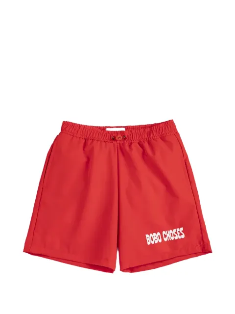 Bobo Choses shorts de playa con cordones en la pretina