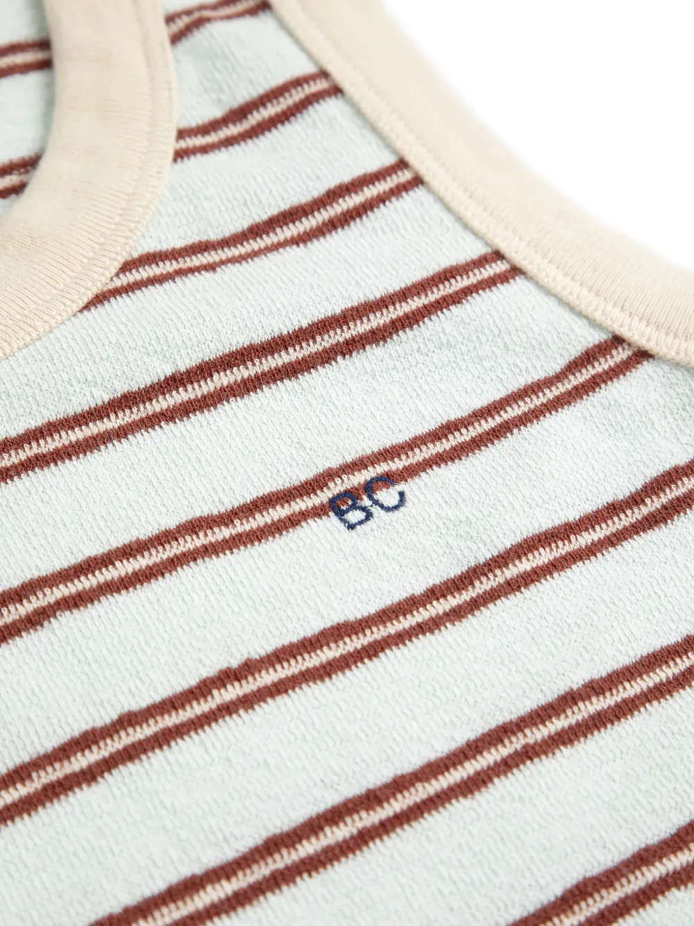 Bobo Choses Gestreepte jurk met ronde hals Blauw
