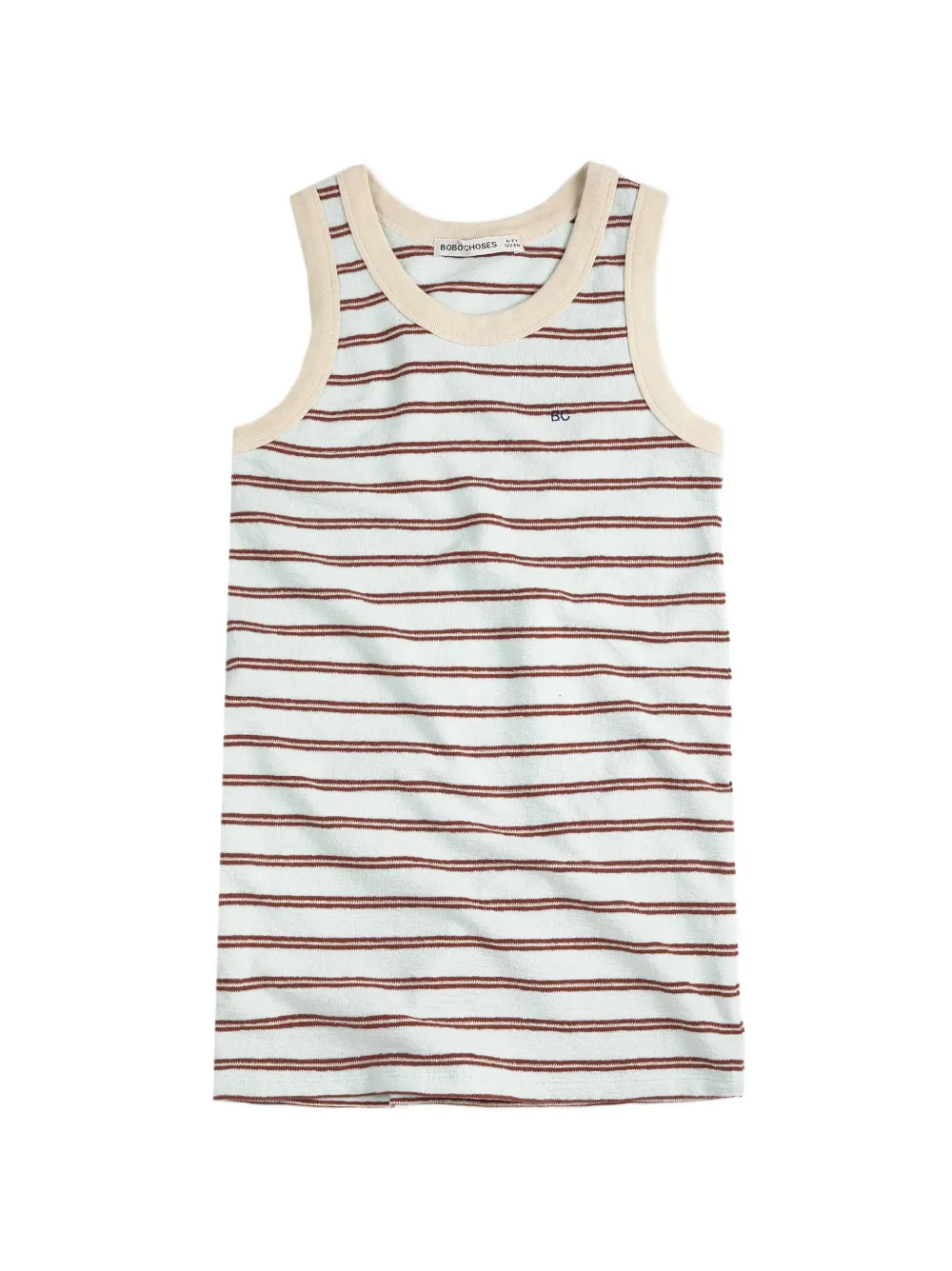 Bobo Choses striped round-neck dress - Blu