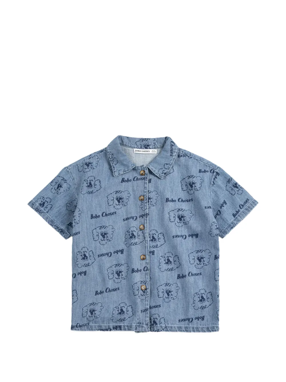 Bobo Choses Pickle The Dog graphic shirt - Blu