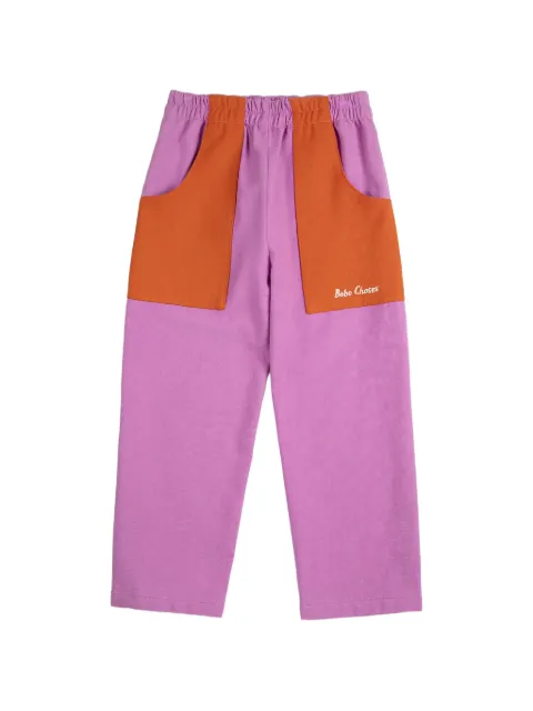 Bobo Choses elasticated colourblock trousers