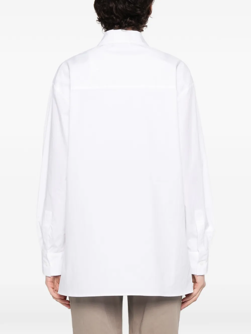 Peserico Blouse met zak Wit
