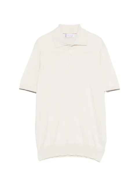 Brunello Cucinelli playera tipo polo manga corta