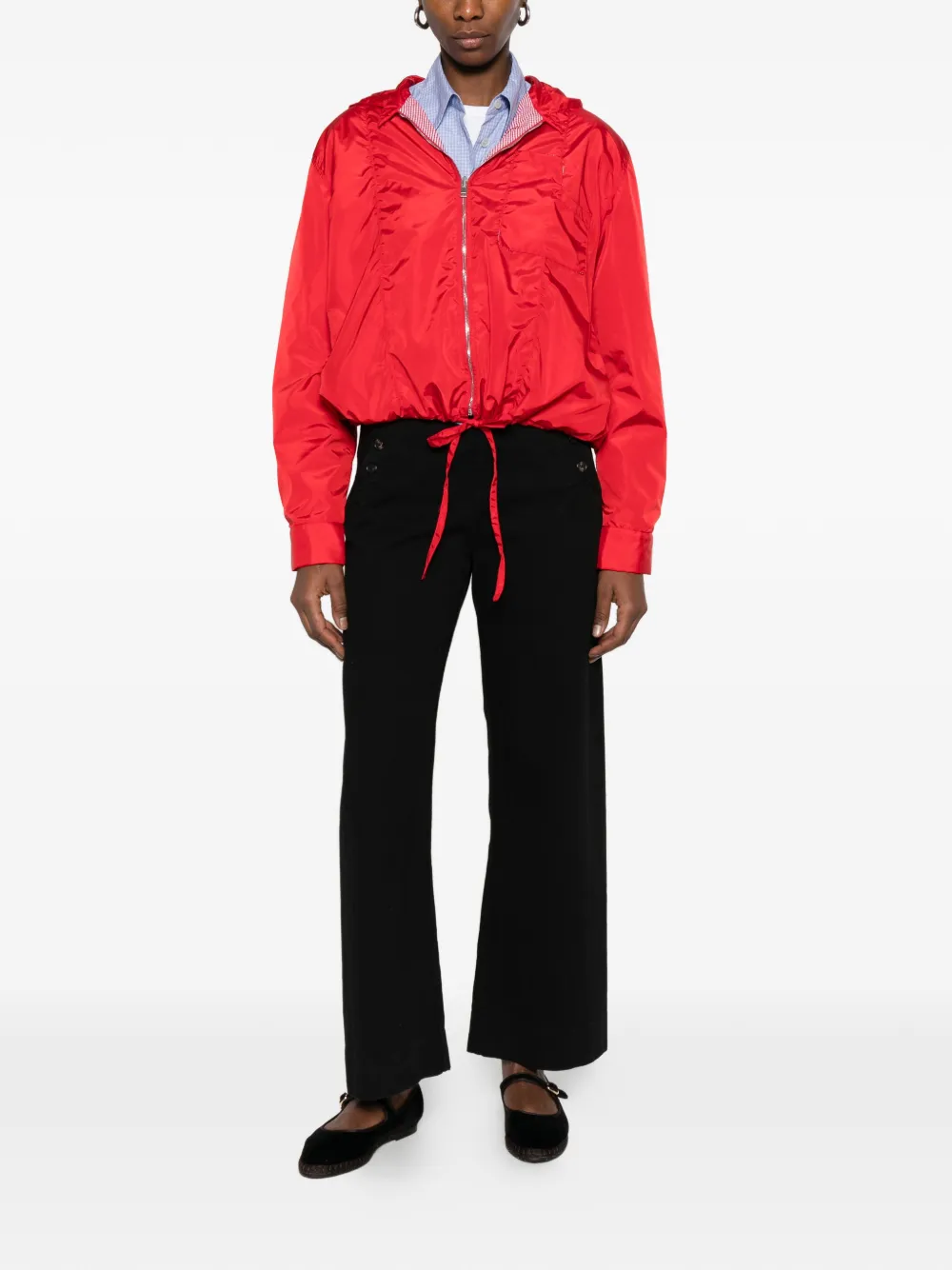  Cuantico Hooded Zip Jacket - Red 