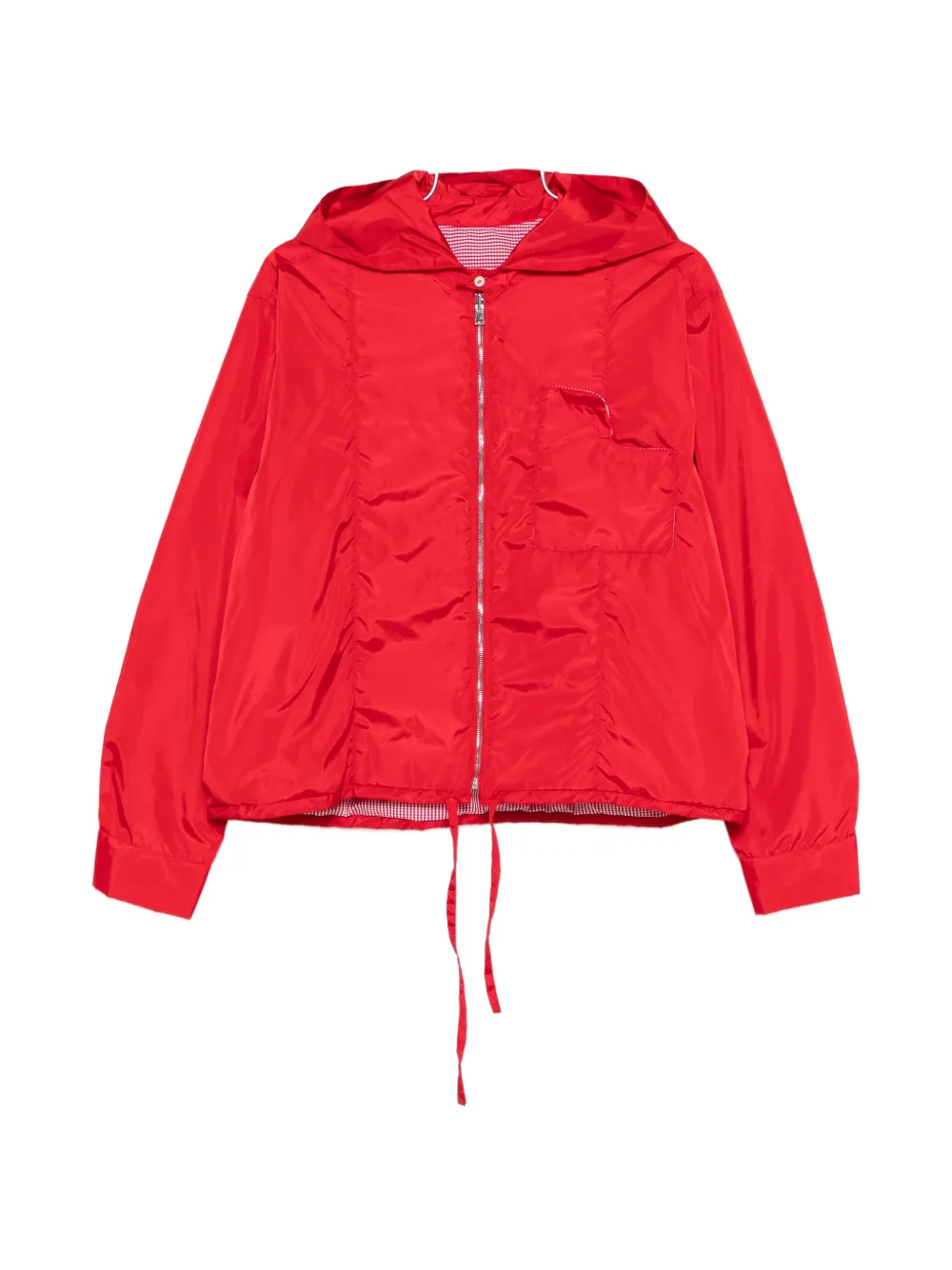 CUANTICO hooded zip jacket - Rosso