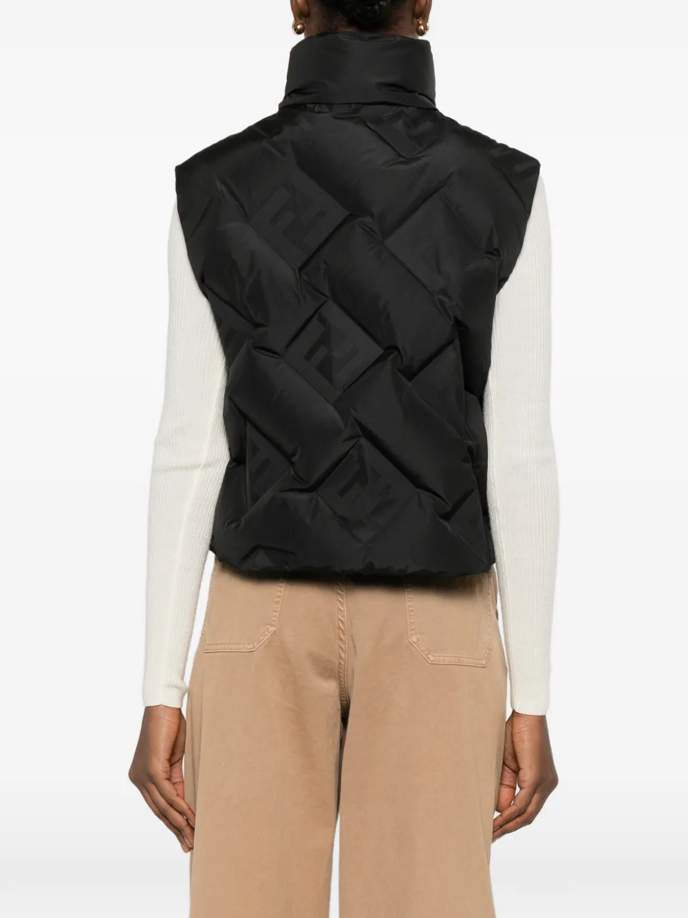 quilted-pattern jacket