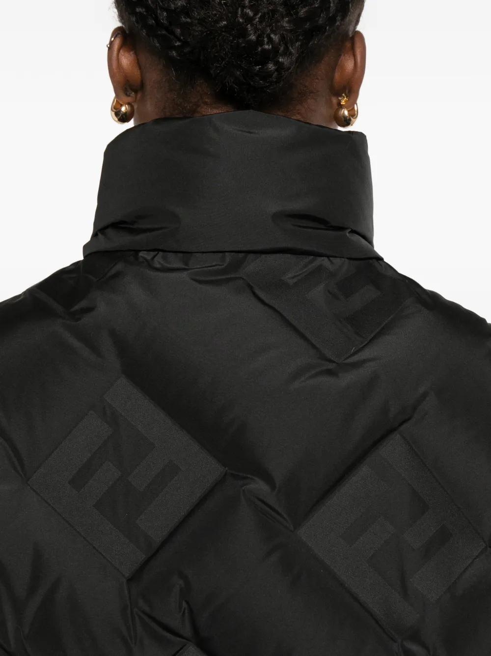 quilted-pattern jacket