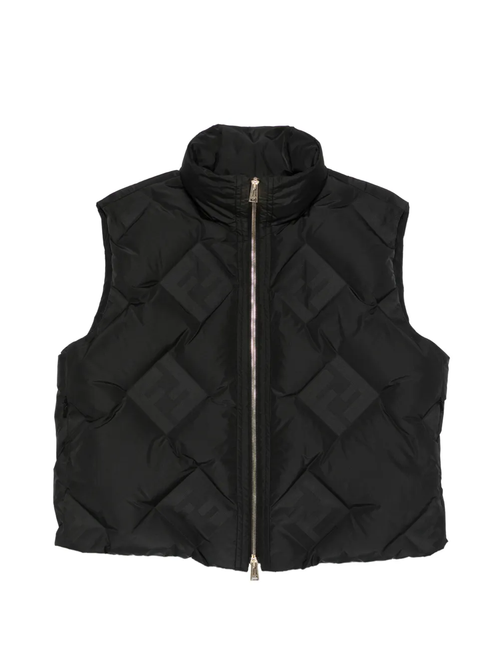 FENDI quilted-pattern jacket - Black