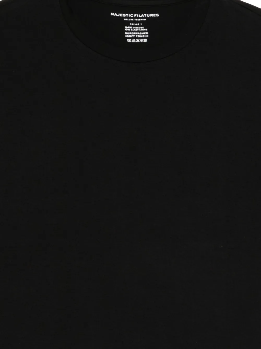  Majestic Filatures Camiseta De Manga Corta - Negro 