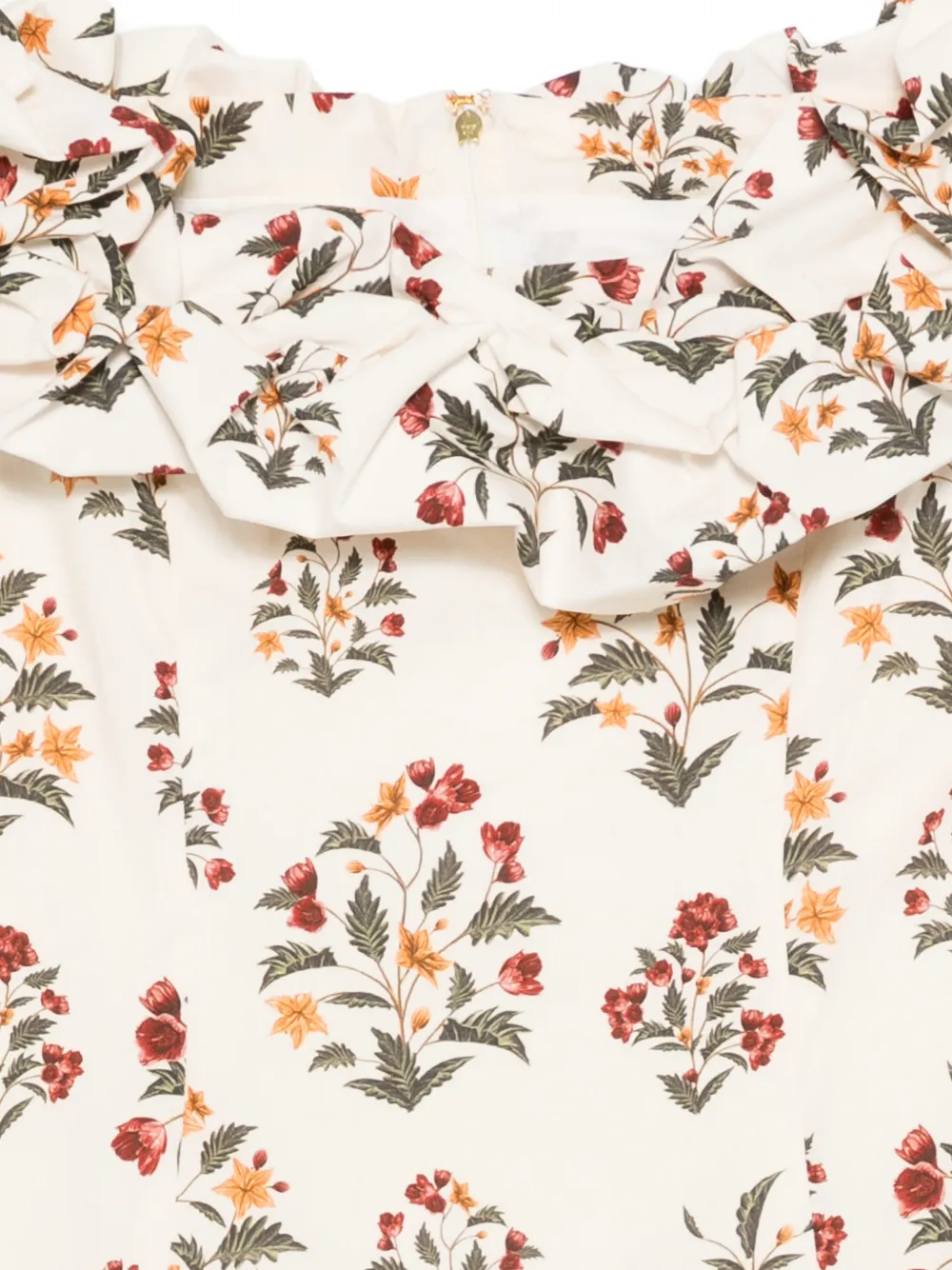 Agua By Agua Bendita Gelaagde jurk met bloemenprint Beige