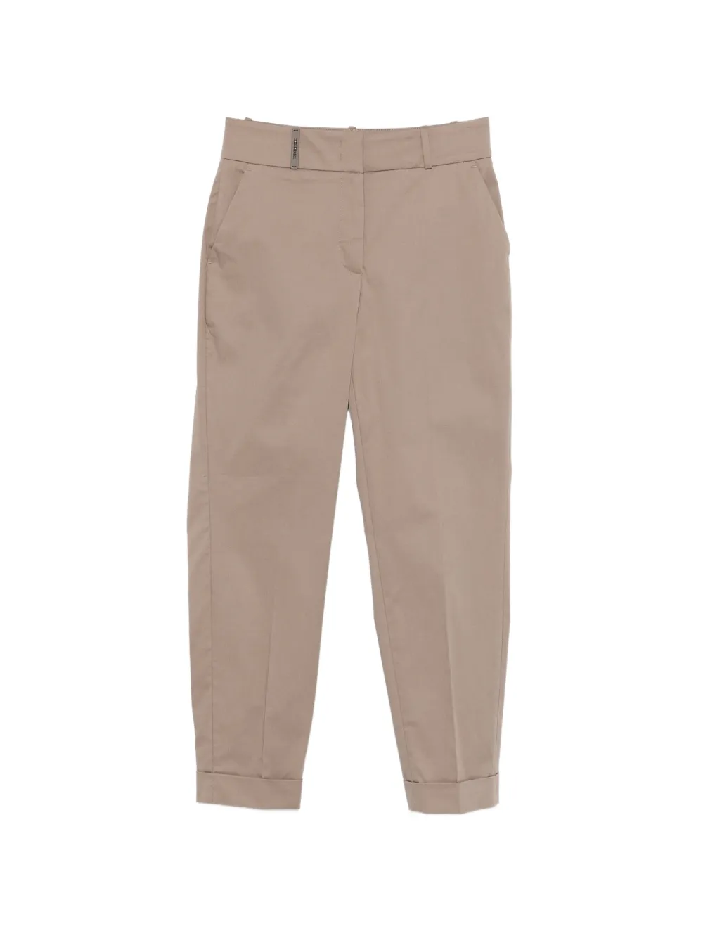 Peserico cuffed trousers - Toni neutri