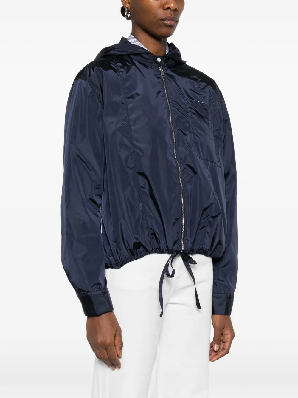  Cuantico Hooded Zip Jacket - Blue 