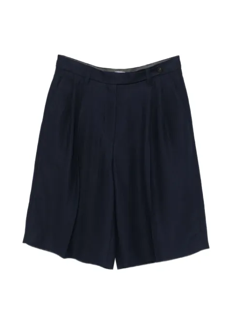 Brunello Cucinelli bermudas con pinzas