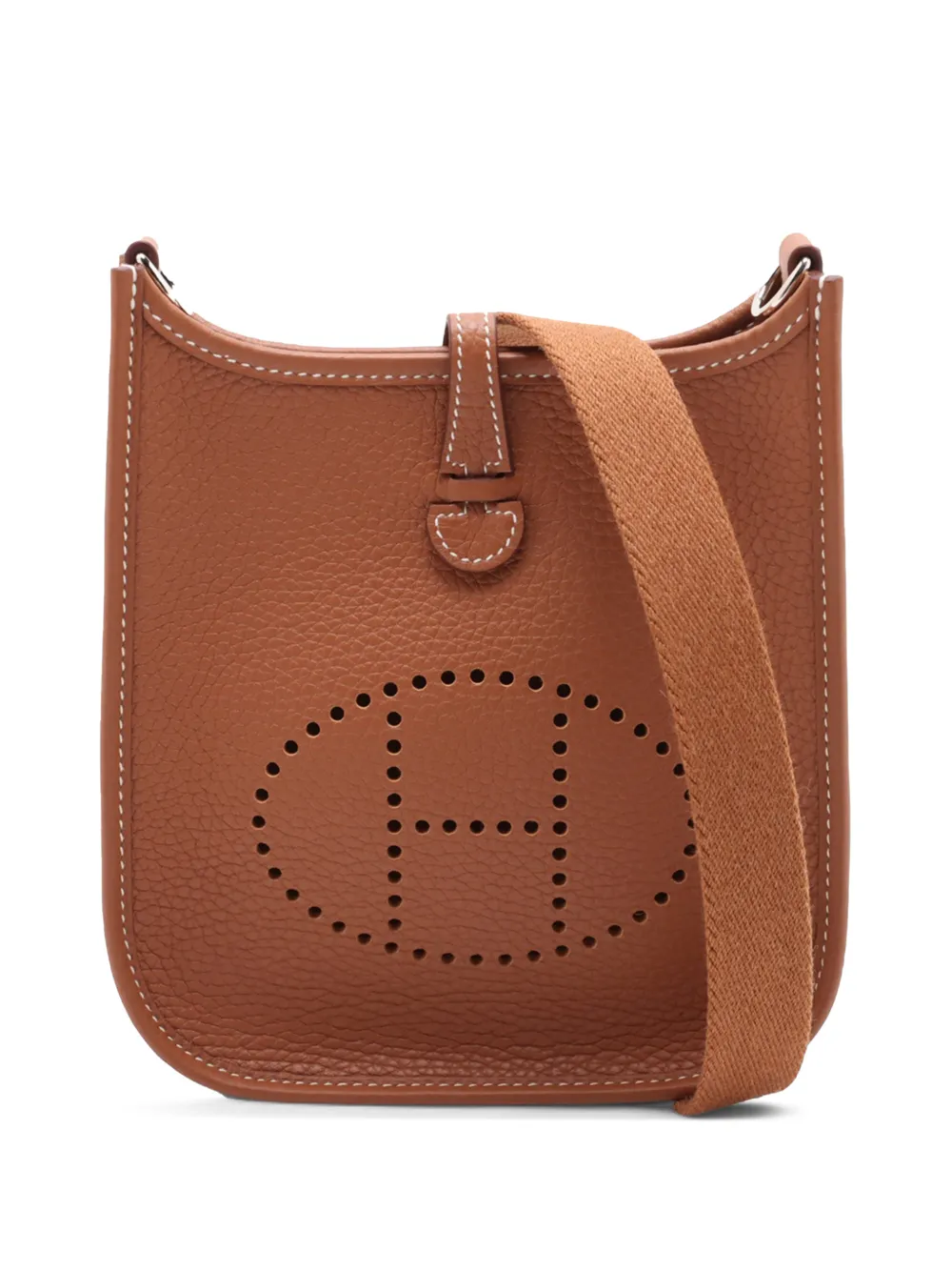 Hermès Pre-Owned 2025 Clemence Evelyne 16 TPM crossbody bag - Marrone