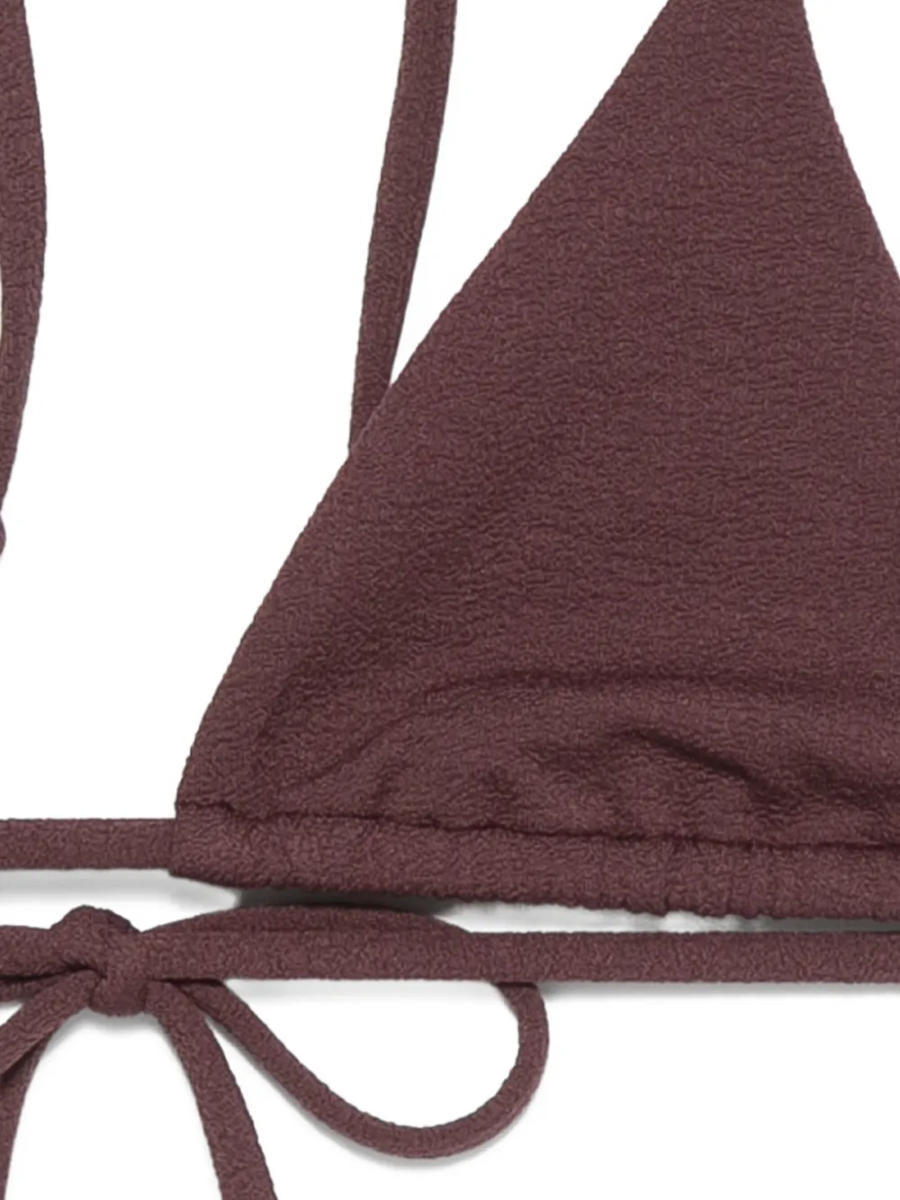  Matteau Top De Bikini String Con Diseño Triangular - Morado 