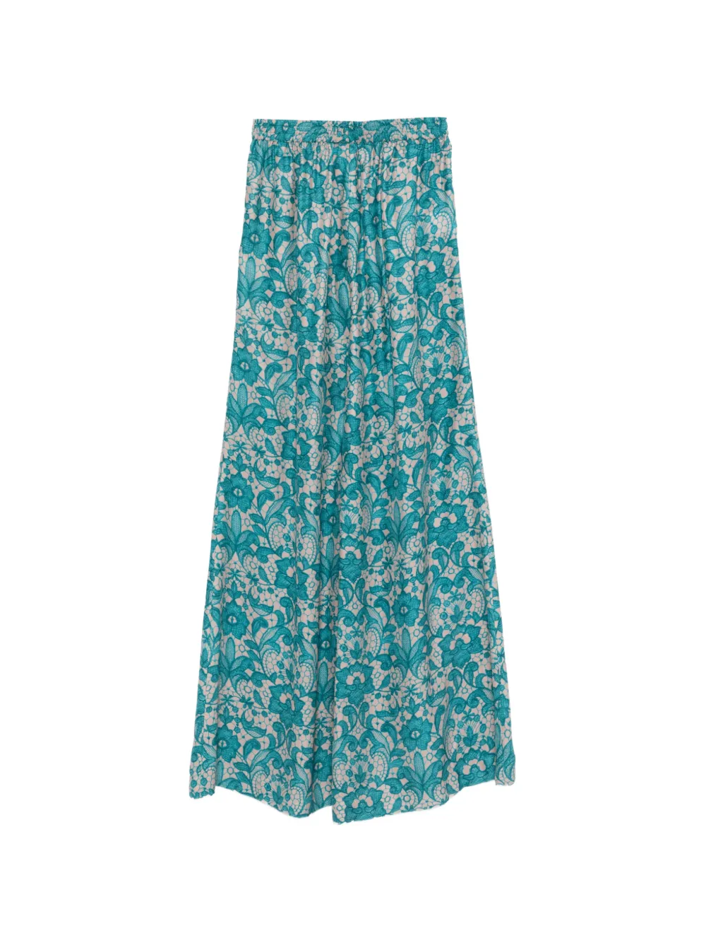 Gianluca Capannolo Antonia palazzo broek met bloemenprint Blauw