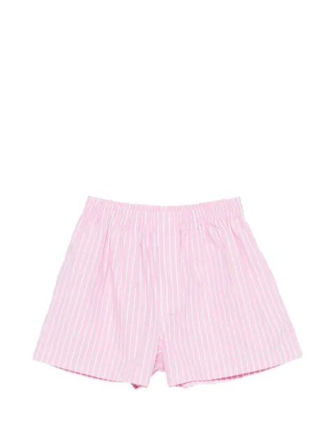 Balenciaga shorts con motivo de rayas