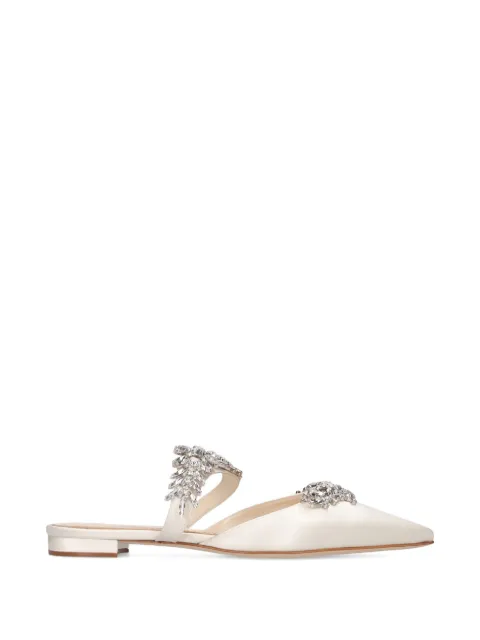 Manolo Blahnik mules Lurum con detalles de strass