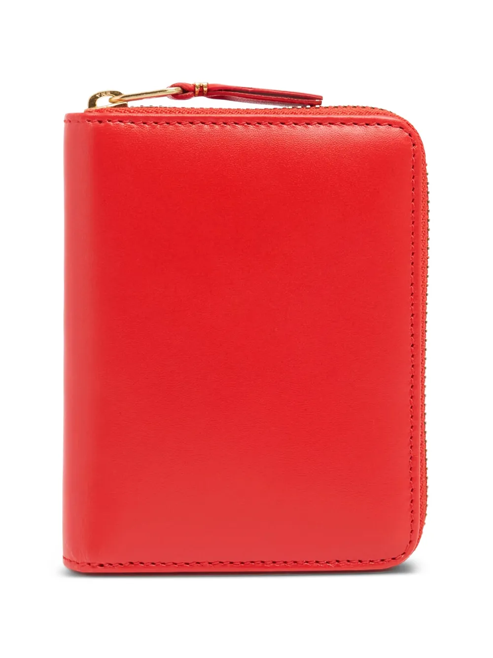 Comme Des Garçons Wallet zipped leather wallet - Rosso