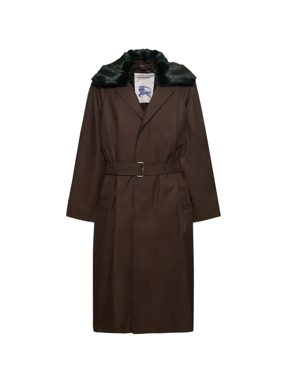 Burberry Lambeth cotton coat - Marrone