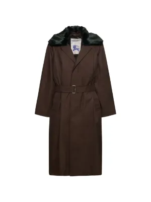 Burberry ブラウン トレンチコート Burberry チェック リバーシブル トレンチコート | ブラウン | FARFETCH JP