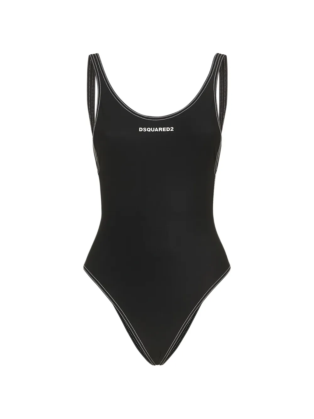 DSQUARED2 logo-print swimsuit - Nero