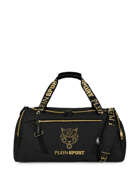 Plein Sport Tiger-motif duffle bag