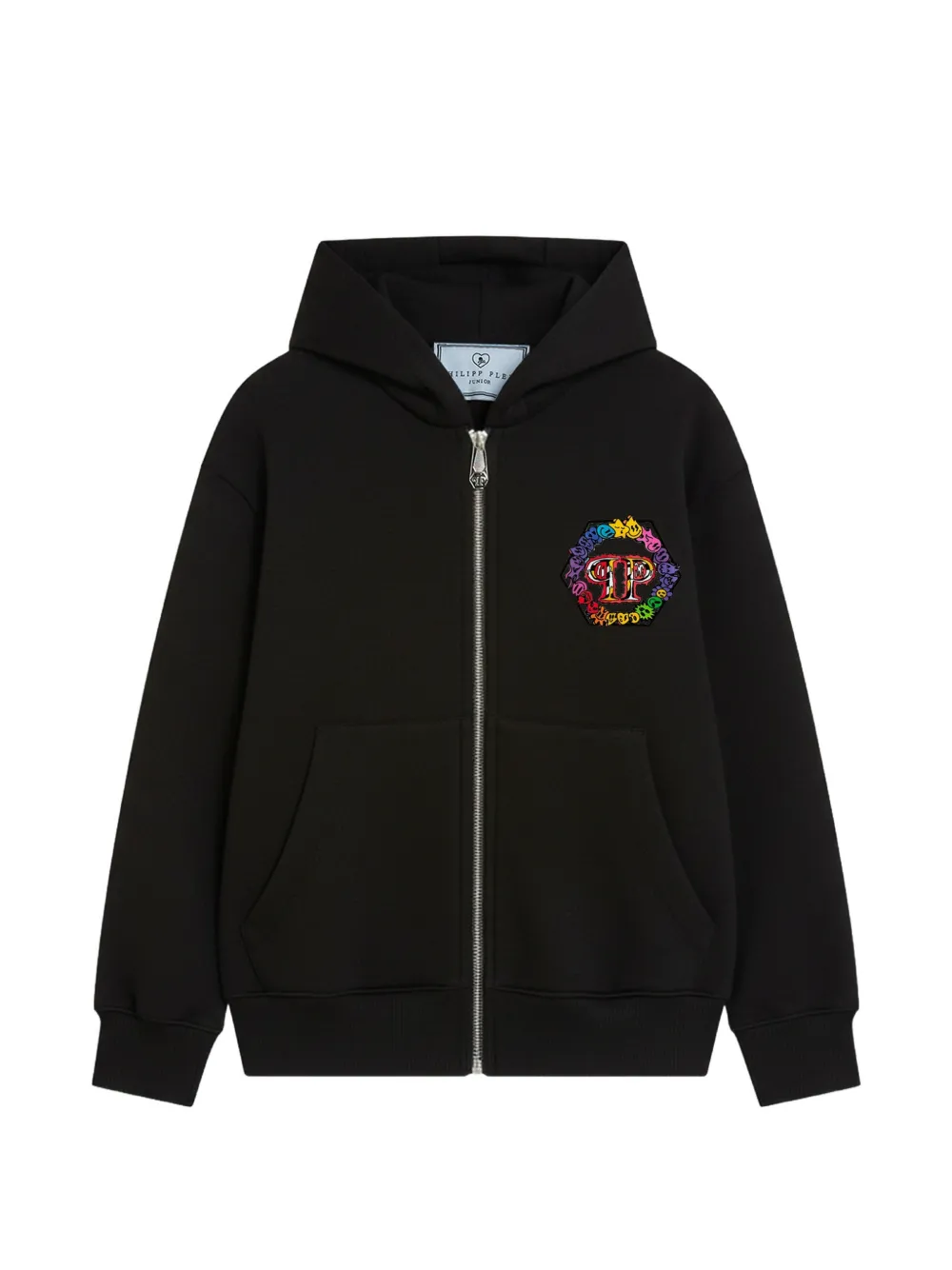 Philipp Plein Junior zip hoodie - Nero