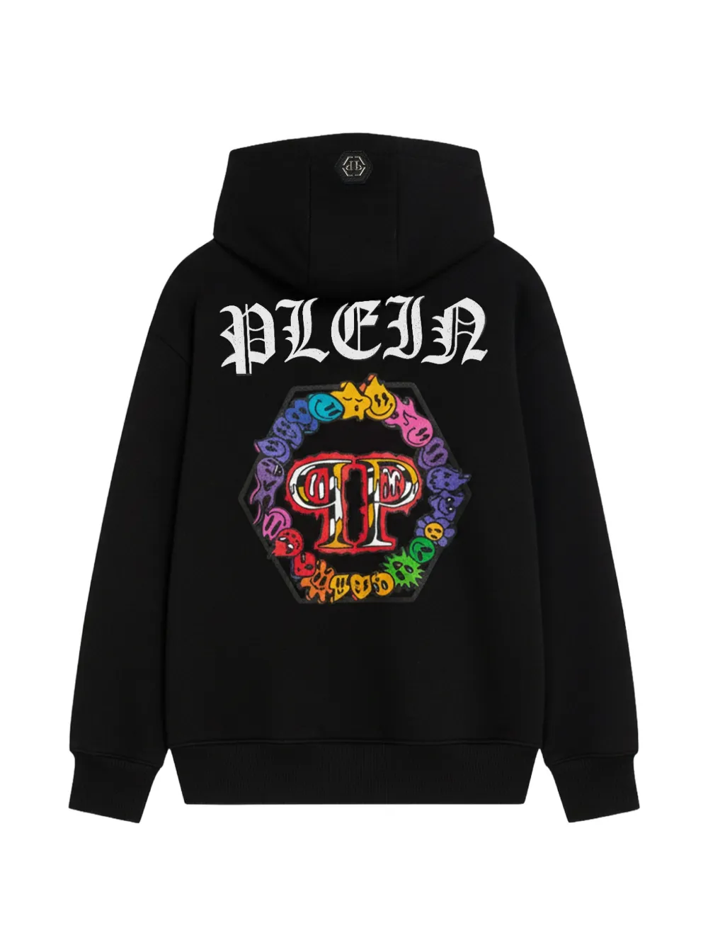  Philipp Plein Junior Zip Hoodie - Black 