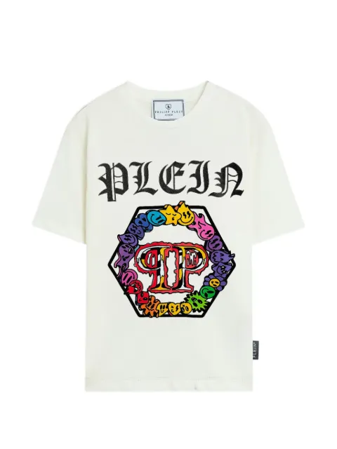 Philipp Plein Junior logo graphic T-shirt