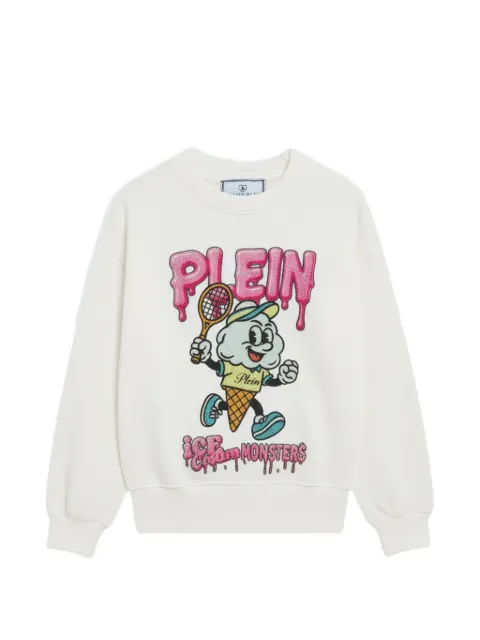 Philipp Plein Junior Felpa con scollo rotondo