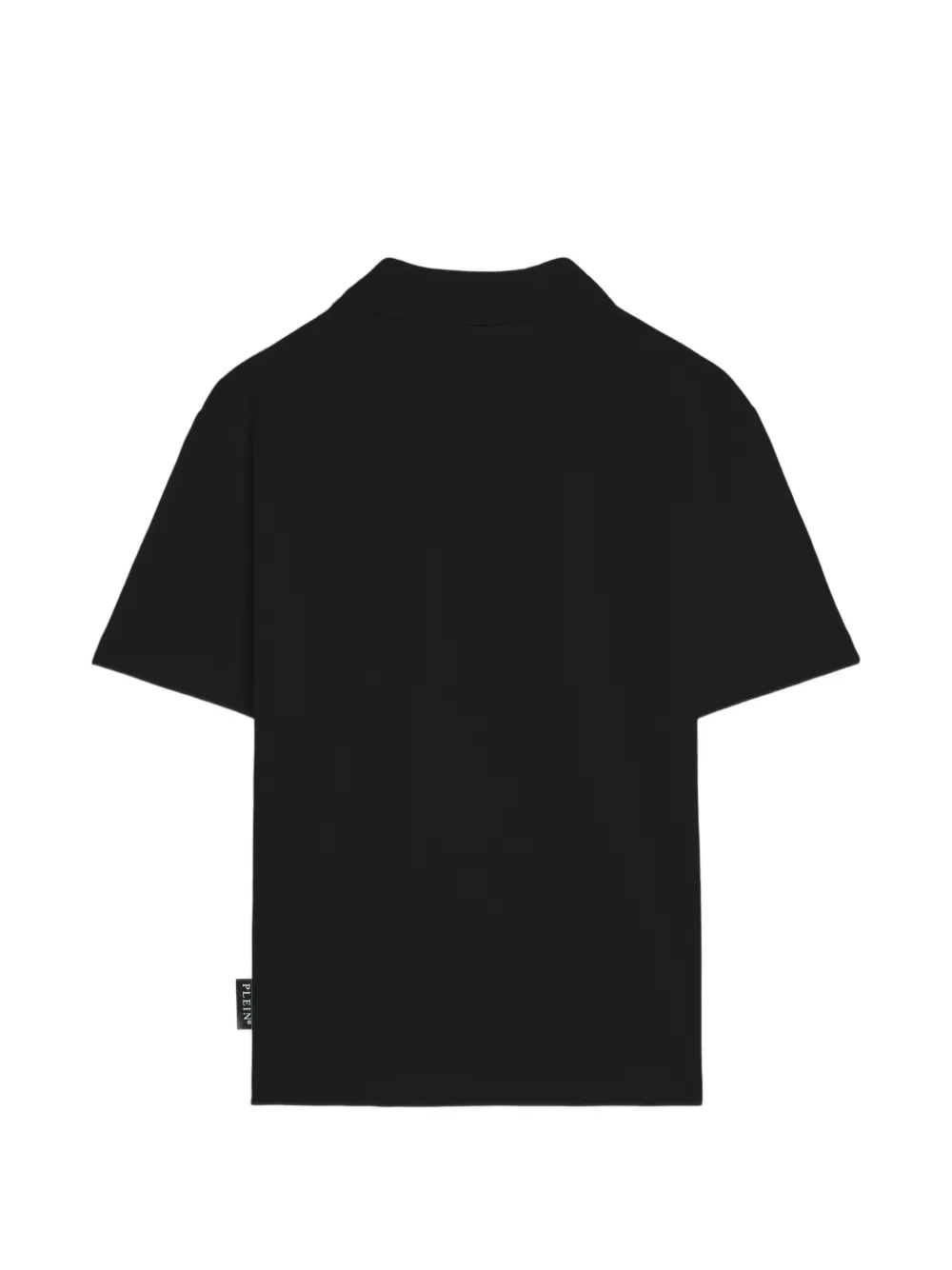 Philipp Plein Junior Poloshirt met grafische print Zwart