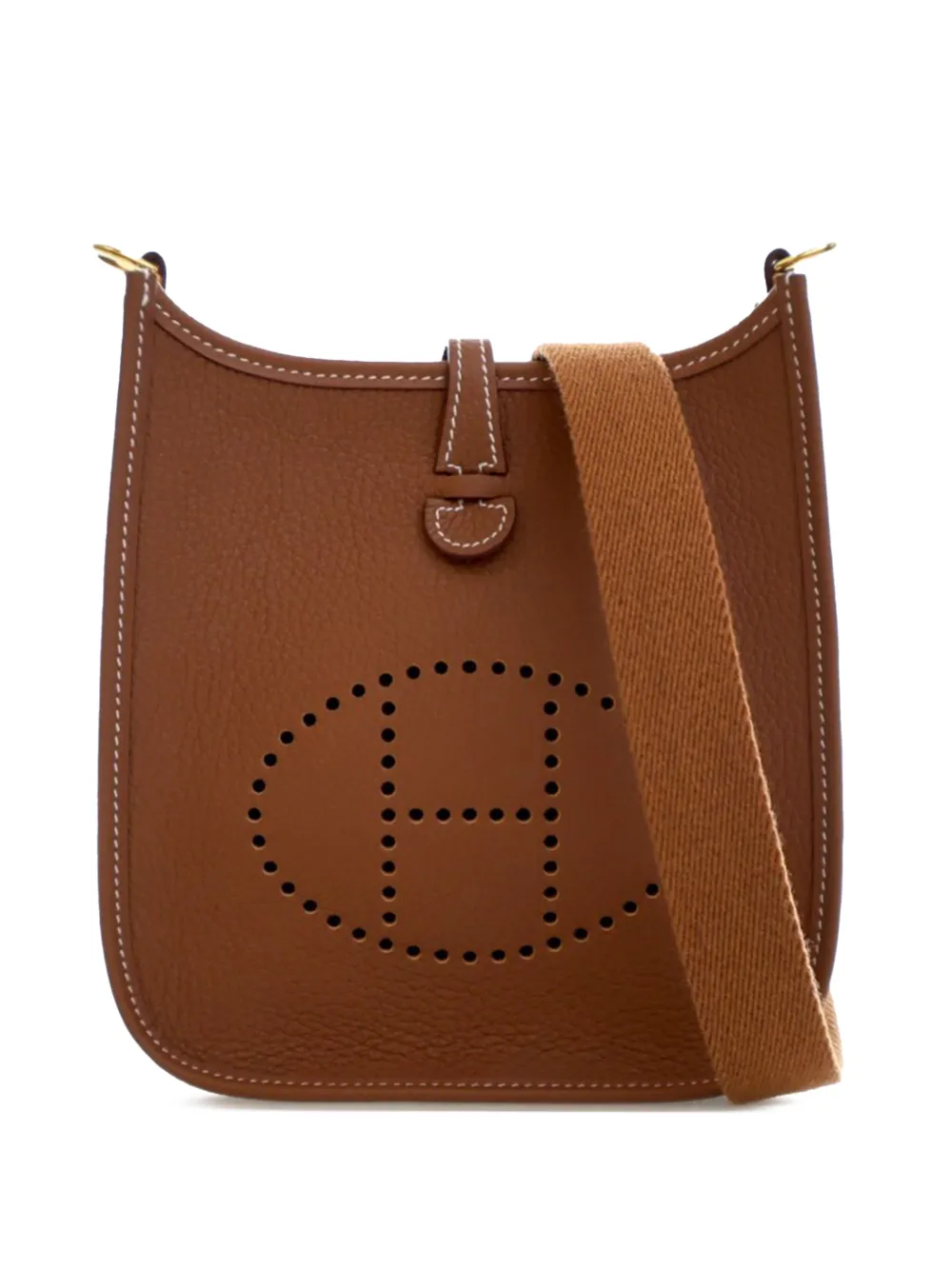 Hermès Pre-Owned 2023 Clemence Evelyne 16 TPM crossbody bag - Marrone