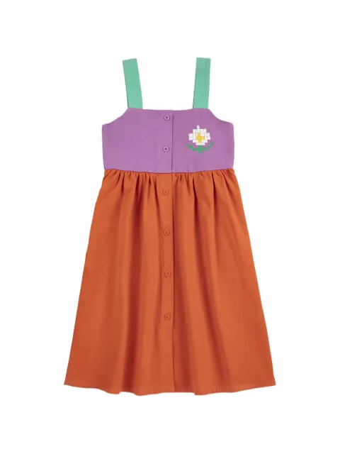 Bobo Choses vestido con botones pixelados