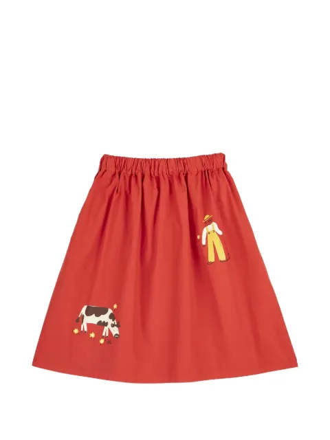 Bobo Choses Farm Adventure elasticated print skirt