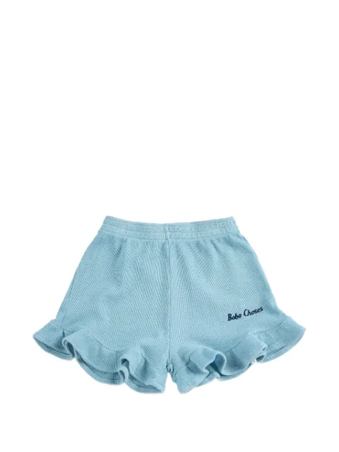 Bobo Choses elasticated ruffled shorts