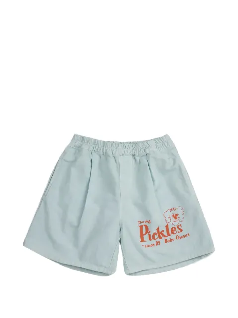 Bobo Choses  Pickles The Dog elasticated woven bermuda shorts