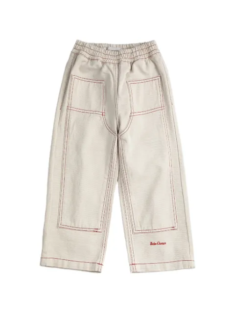 Bobo Choses elasticated embroidery trousers