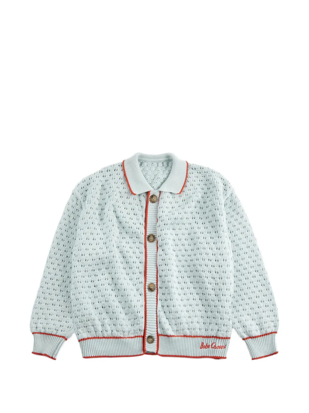 Bobo Choses BC openwork cardigan - Blu