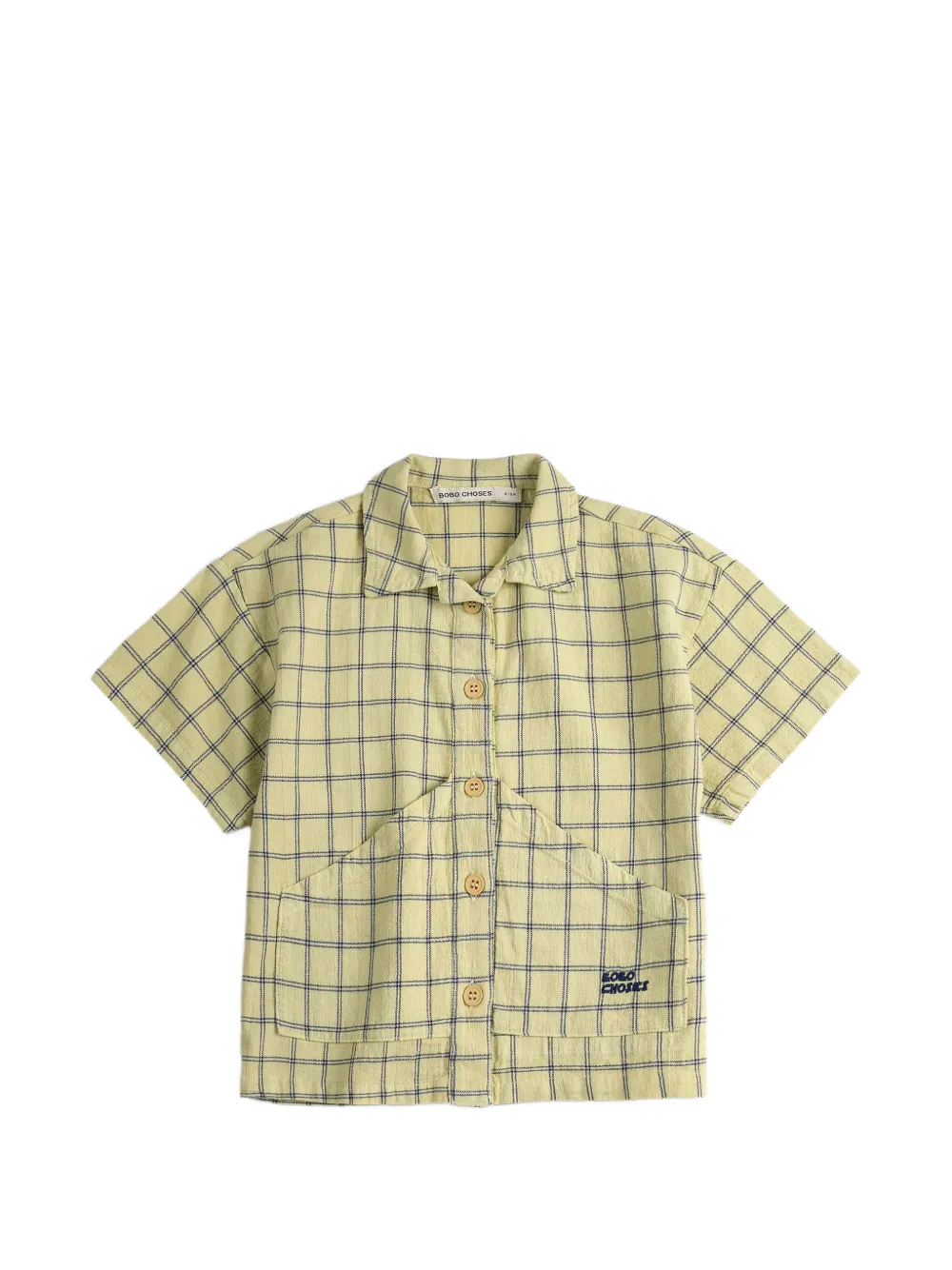 Bobo Choses Kariertes Spicy Window Pane Hemd - Gelb