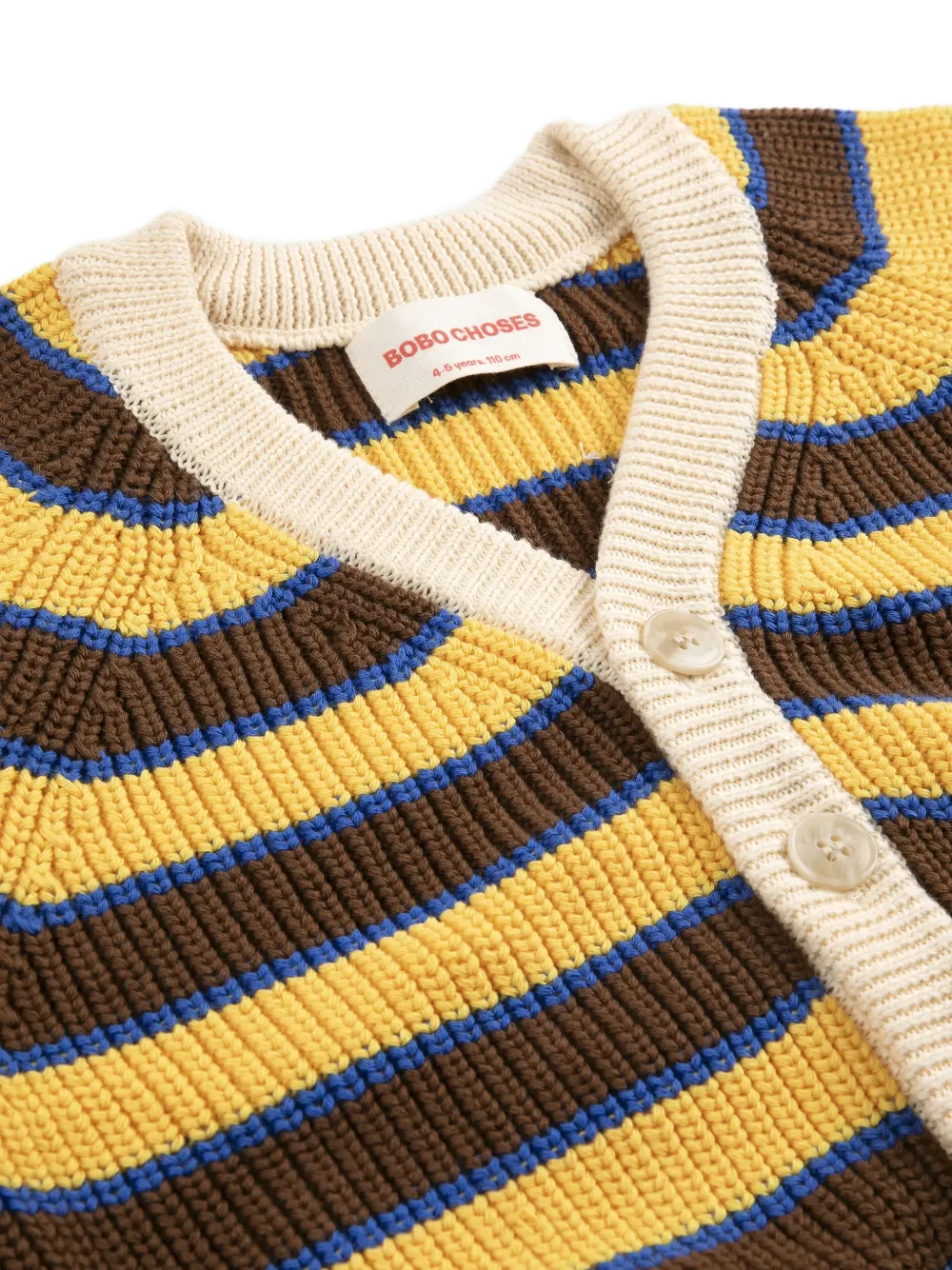 Bobo Choses Vest met V-hals Geel