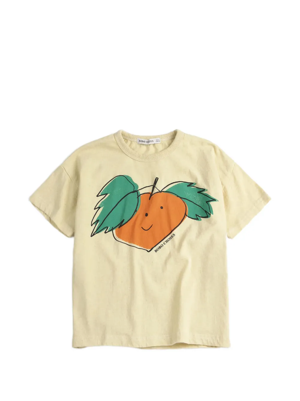 Bobo Choses crew-neck short-sleeve T-shirt - Giallo