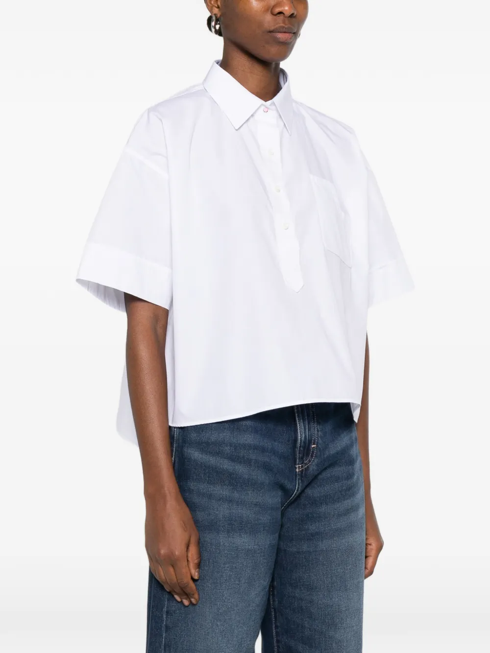  Cuantico Chest-pocket Polo Shirt - White 