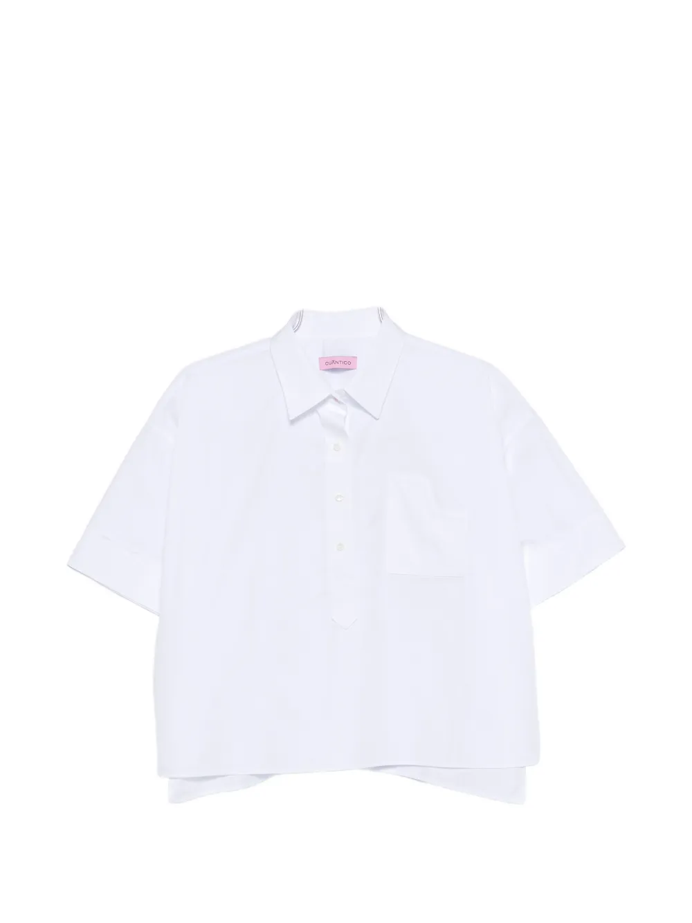 CUANTICO chest-pocket polo shirt - Bianco